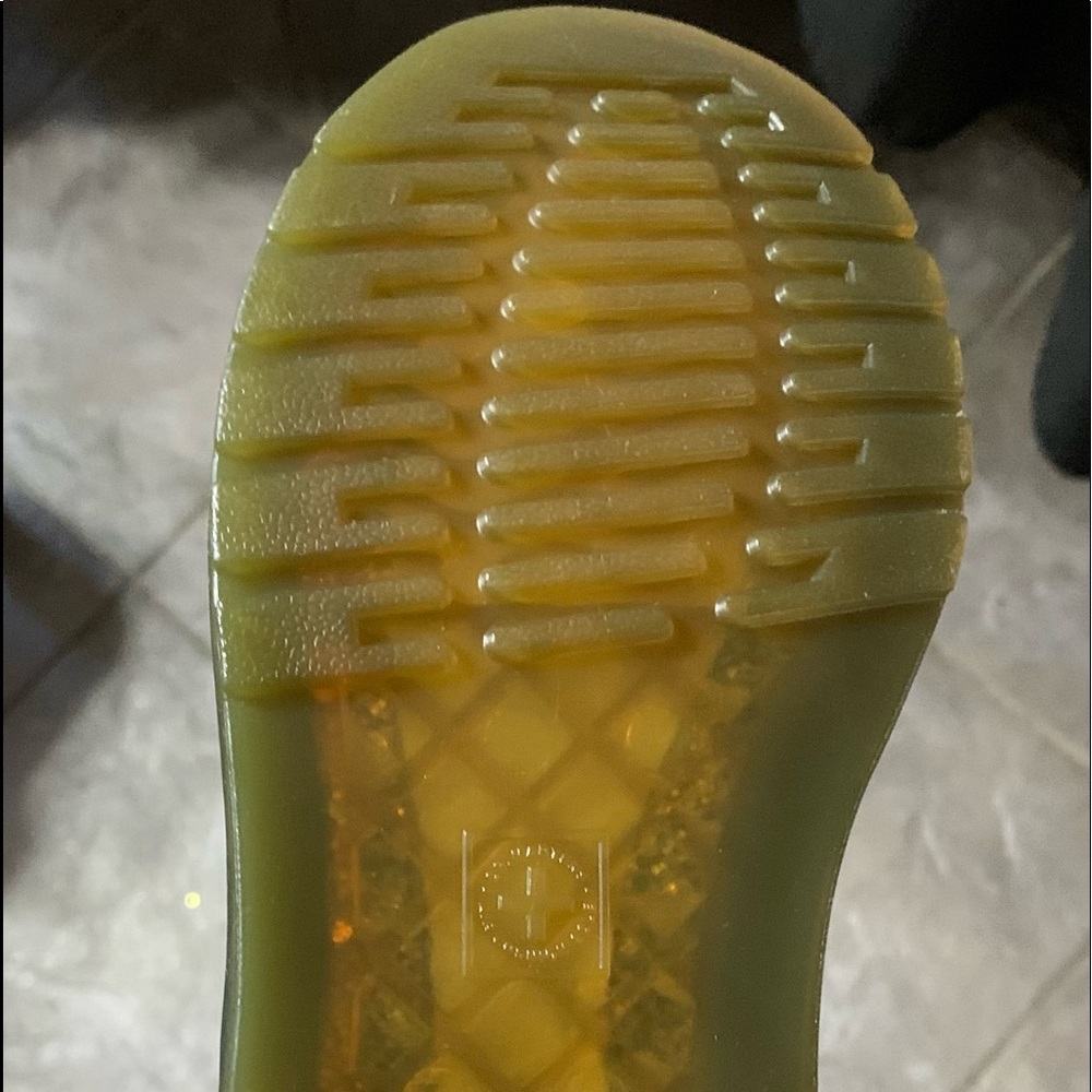 Girls size 4 GLITTERY Dr. Martins.